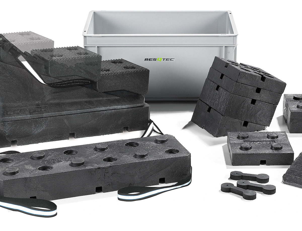 Stabilisering Resqtec CribBlocks