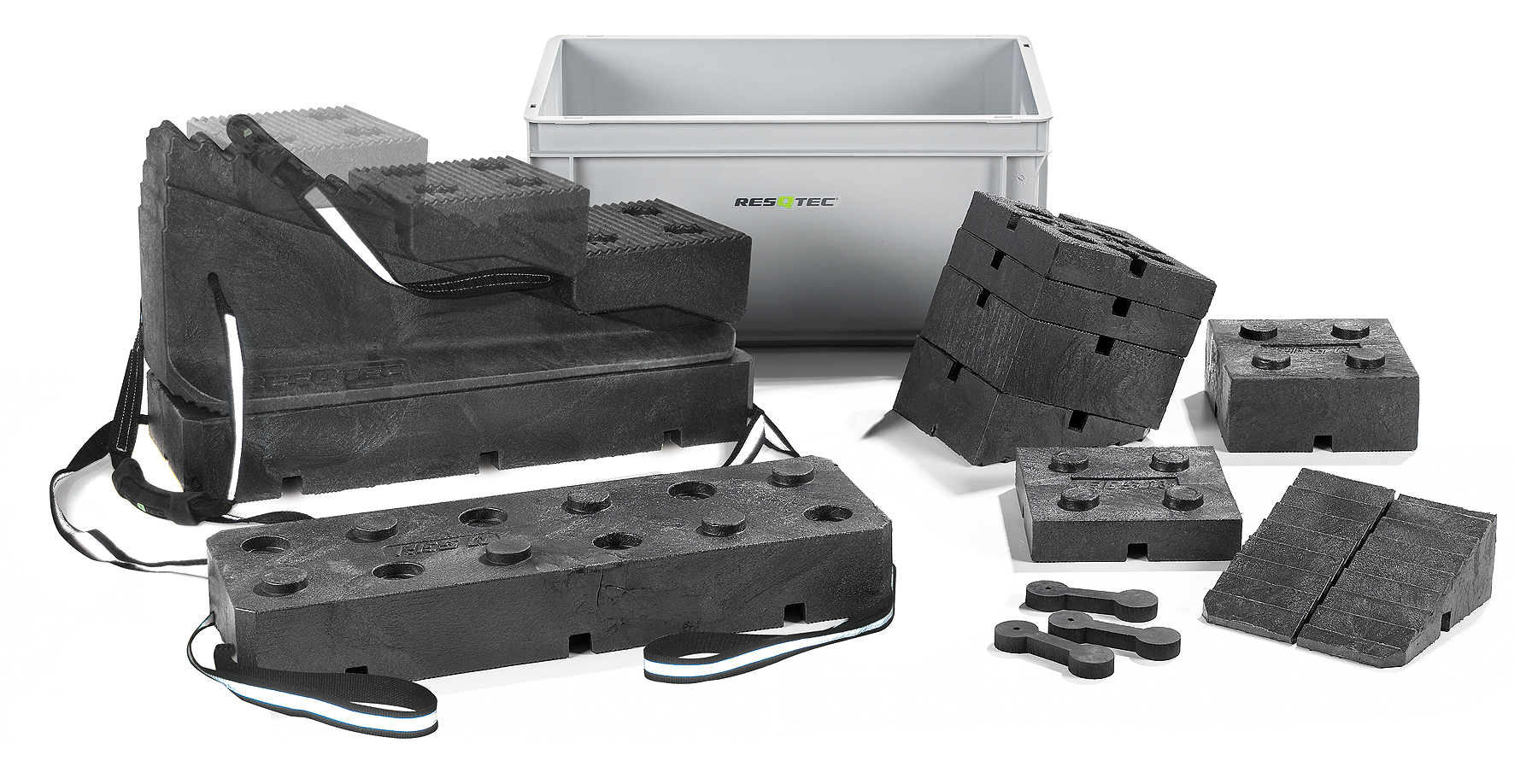 Stabilisering Resqtec CribBlocks