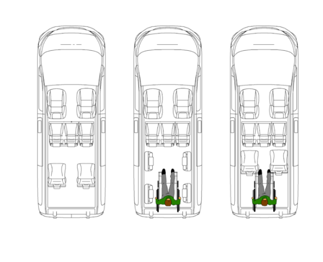 Baksenket bil - Peugeot e-Traveller - Tilgjengelighet - Quipd - Image 4
